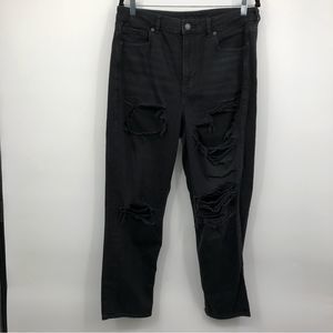 American Eagle Mom Jeans Black Size 14R